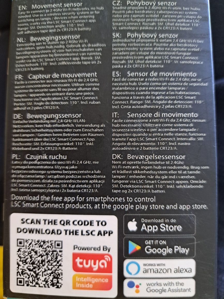Czujnik ruchu tuya smart connect
