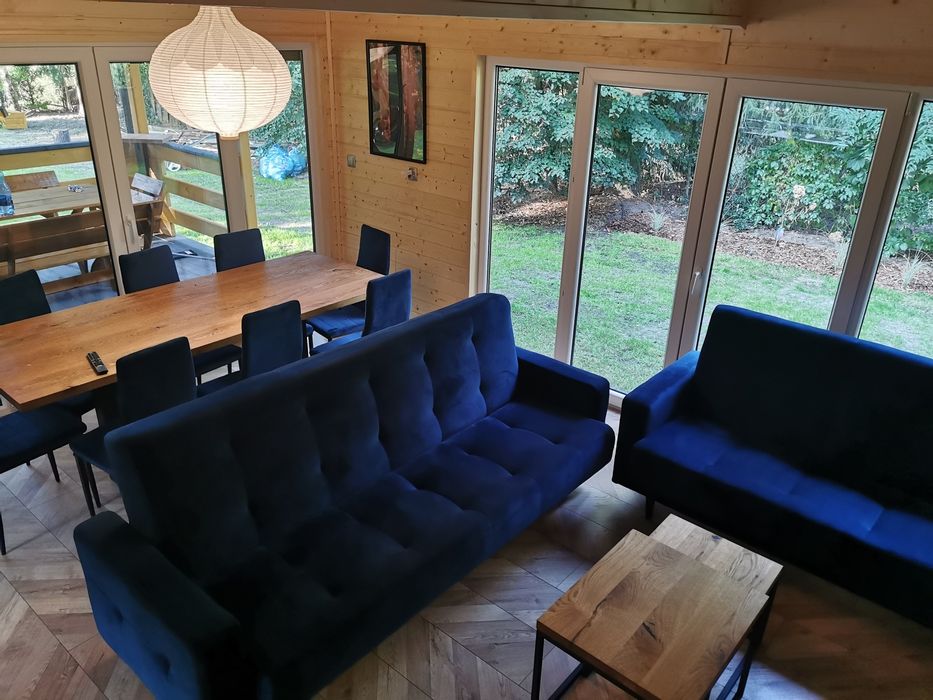 Nowy Dom nad jeziorem linia brzego ,prywatny pomost,sauna i jacuzzi