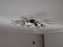 Lampa 6 ramienna + 2 kinkiety