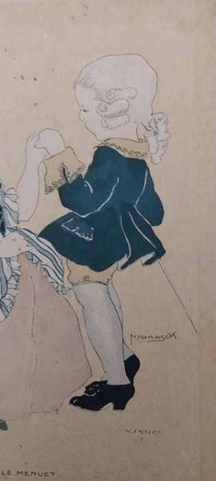 Quadros antigos de crianças com mais de 100 anos