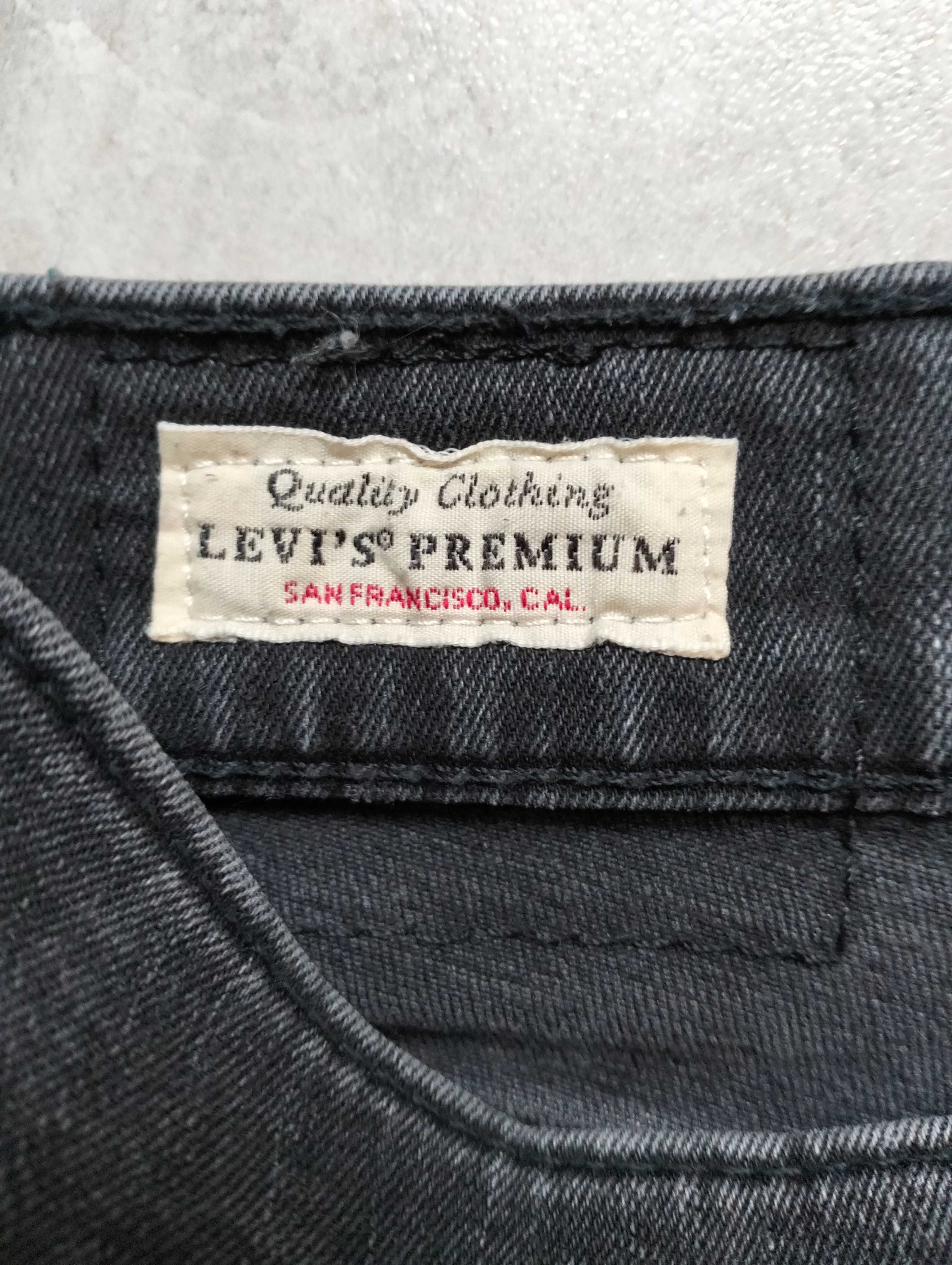 Levi's Premium Mile High Super Skiny spodnie jeansy roz 32/32