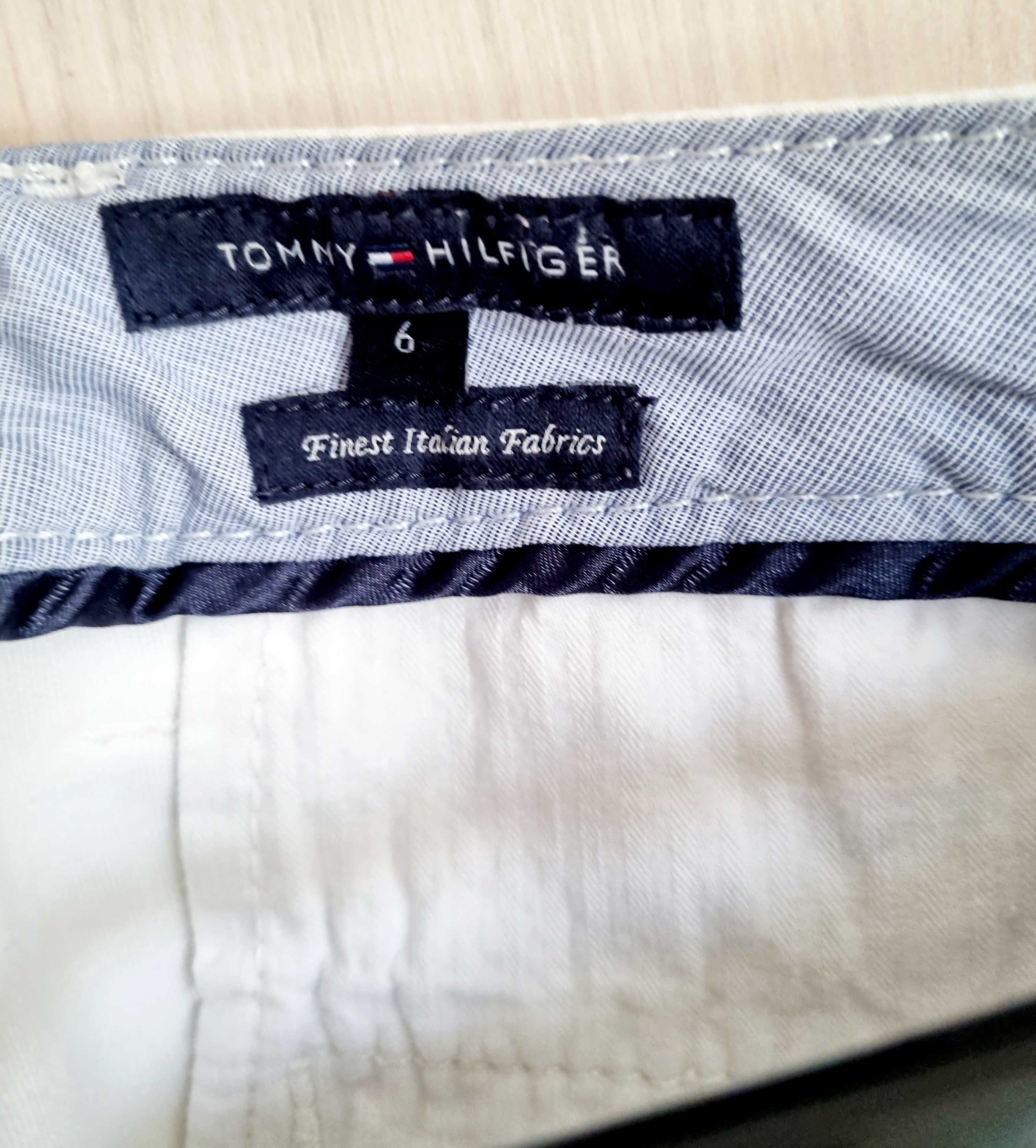 Spodnie jeansowe białe Tommy Hilfiger rozm.6