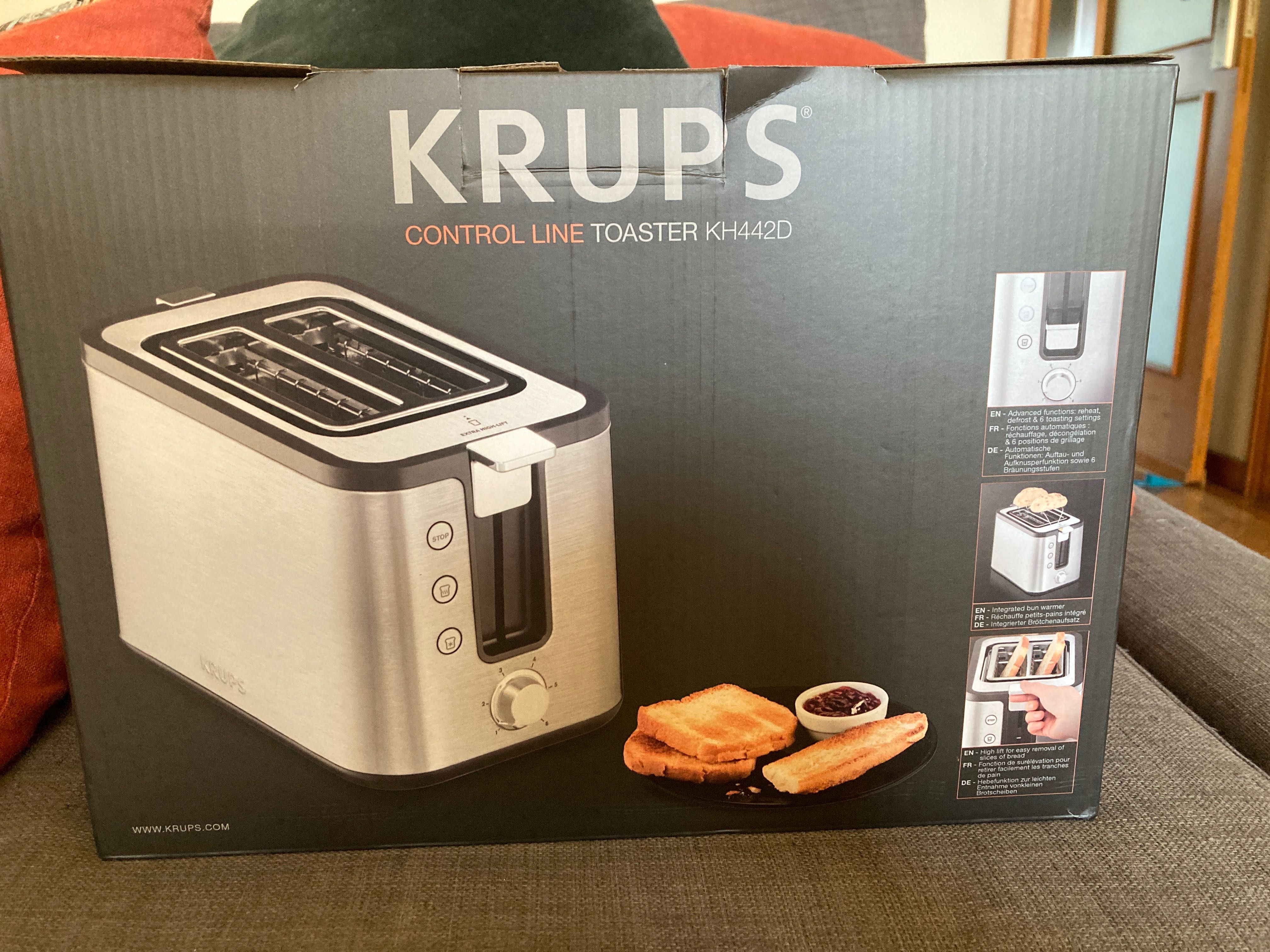 Torradeira Krups nunca usada