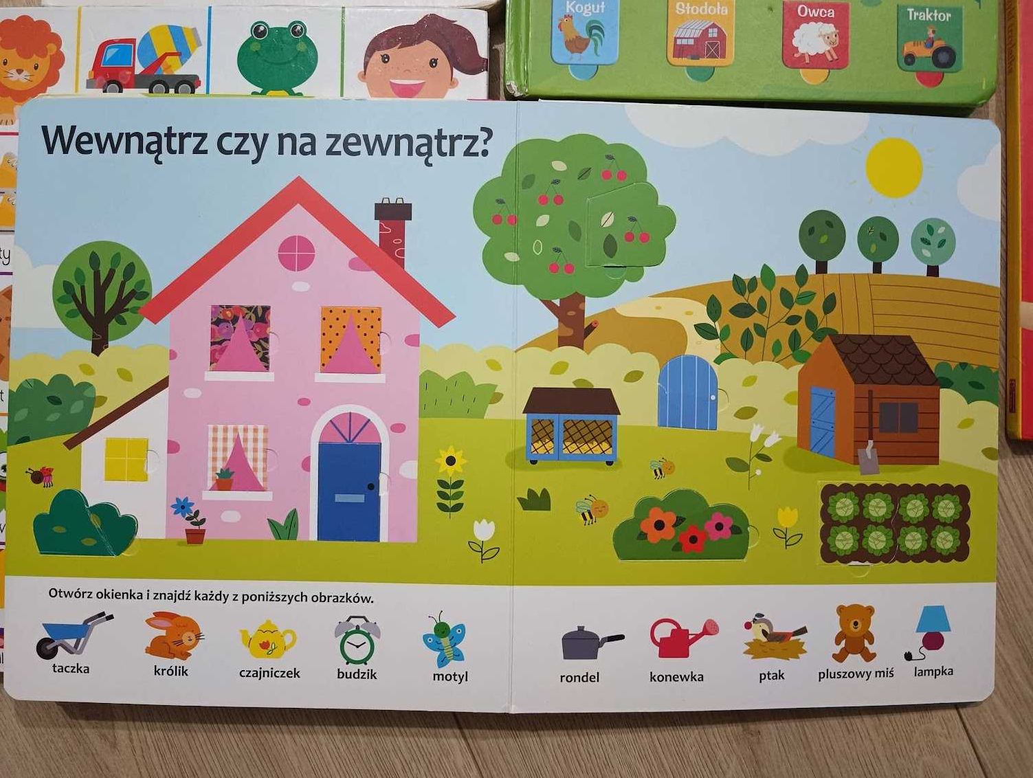 5 książeczek w twardej oprawie dla 3-4 latka