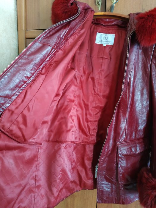 Куртка кожаная (три сезона)