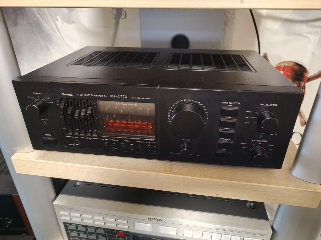 SANSUI AU-G77XII Integrated Stereo Amplifier Works