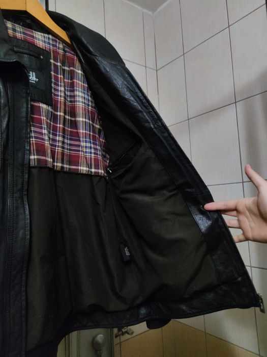 kurtka skórzana L Buxter leather jacket skóra naturalna genuine leathe