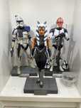 Figuras da Hot toys Star Wars Clone Wars