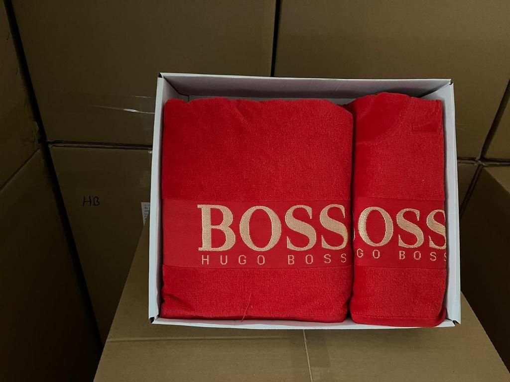 Piękne ręczniki 2 szt w pudełku Gucci Armani moncler kolory !!!