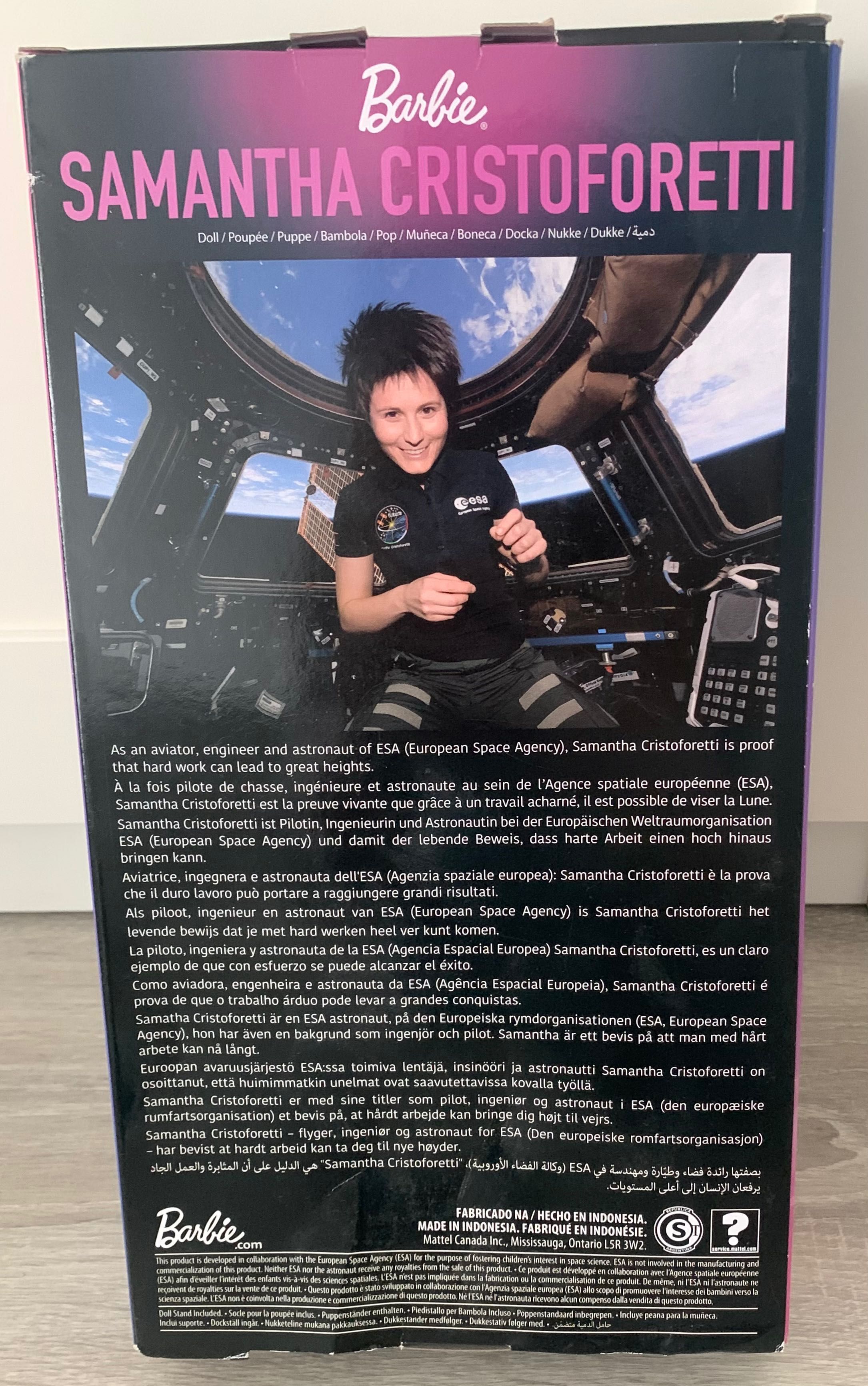 Barbie lalka kolekcionerska astronautka
Samantha Cristoforetti