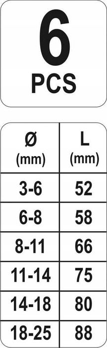 Професійний набір екстракторів для обламаних гвинтів, болтів, шпильок