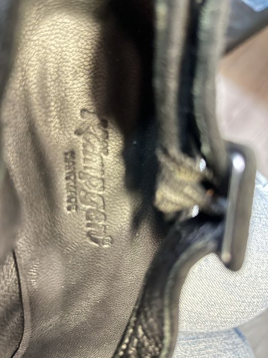 Czółenka skórzane , ręcznie robione Kämpgen, rozm 38/39