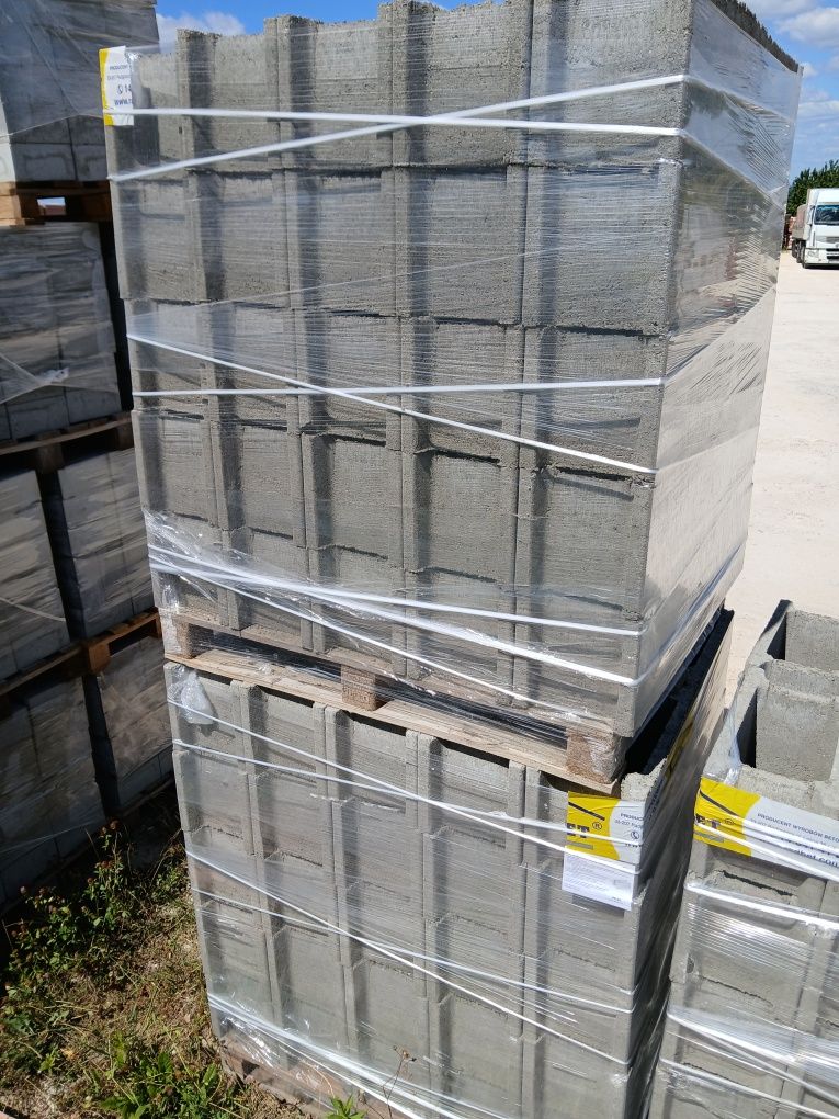 Pustak szalunkowy zalewowy 25x25x50