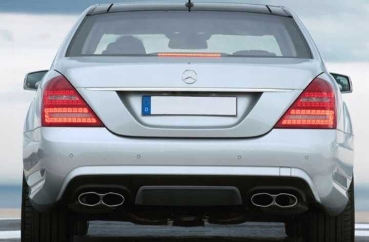 Zderzak tylny tył MERCEDES S KLASA W221 wzór AMG S63 S65 bez dyfuzora