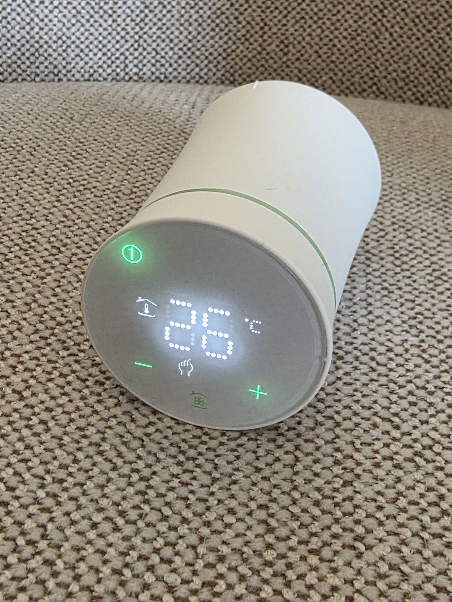Inteligenta głowica smart zigbee biała Moes
