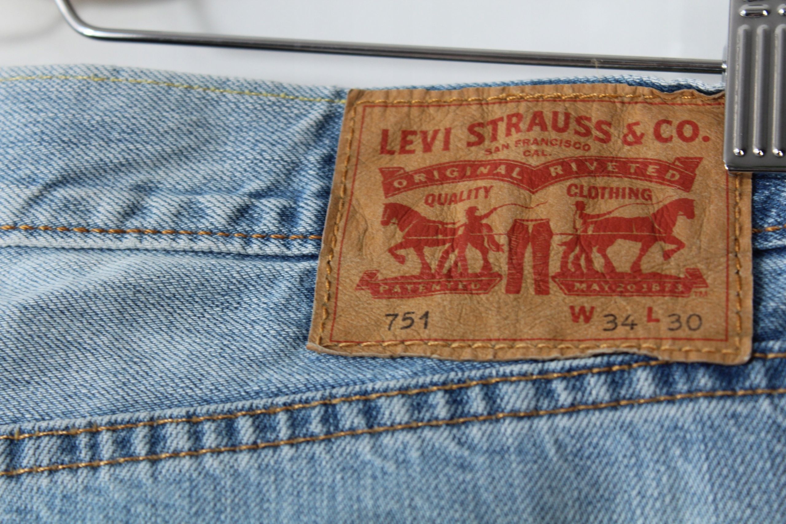 Levi's 751 Spodnie Jeans W34 L30 Bdb Stan