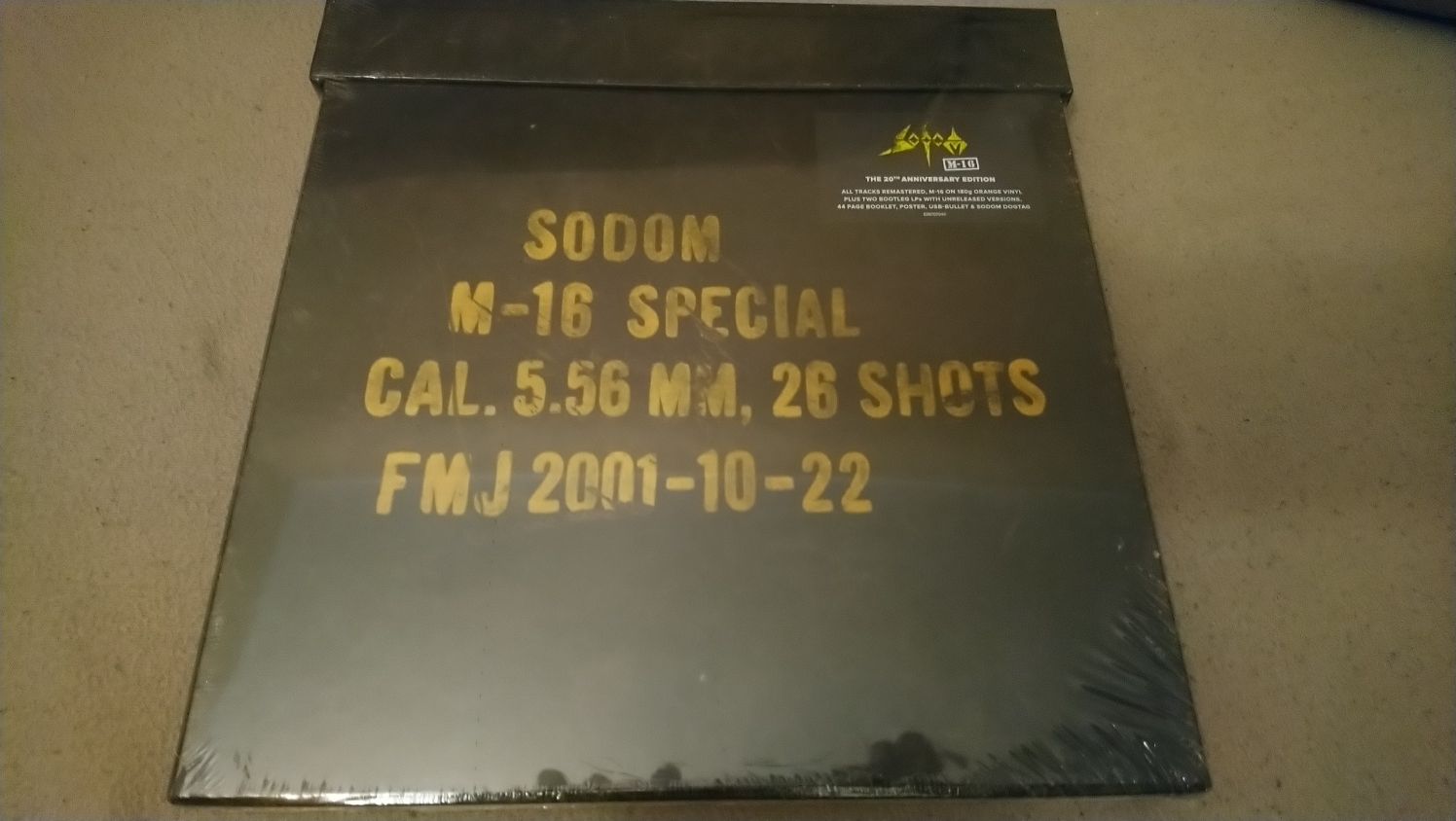 Sodom M-16 deluxe winyl boxset