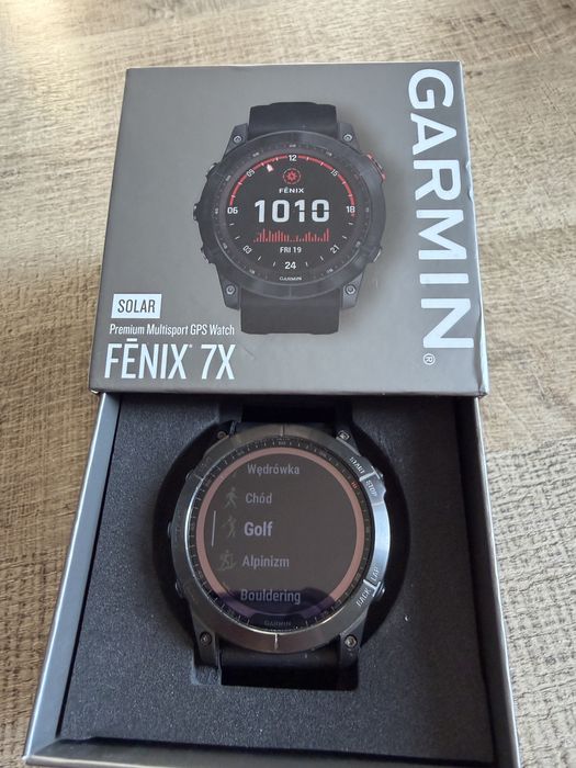 Zegarek Garmin Fenix 7x Solar IDEALNY !!!