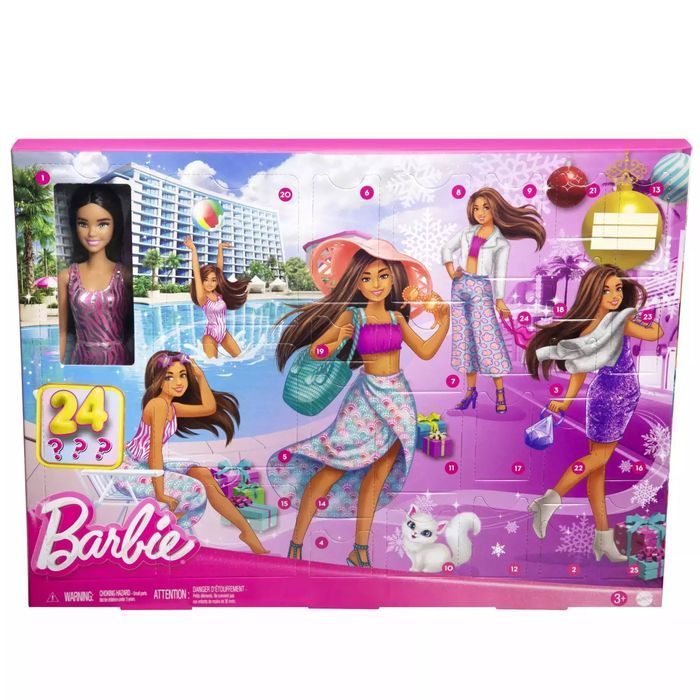 Barbie. HKB09 Kalendarz adwentowy 2023. Barbie. Nowy Produkt