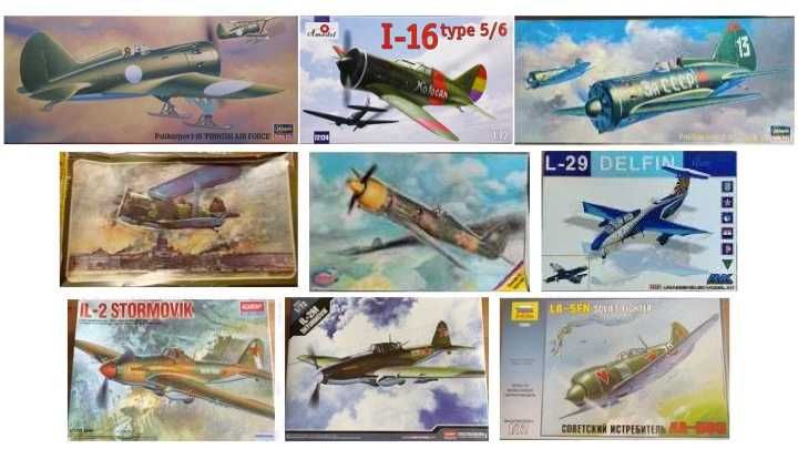 Kits 1/72 Aviões de Leste