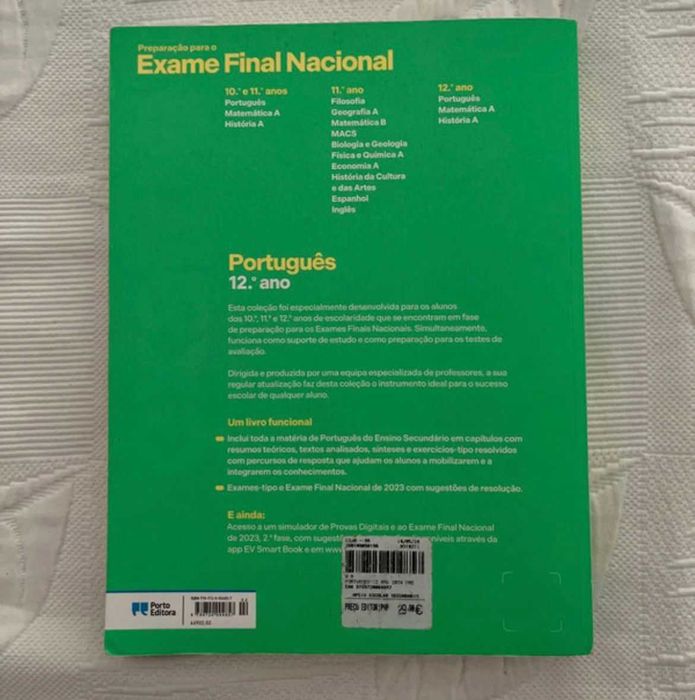 Português - preparação para o exame final nacional