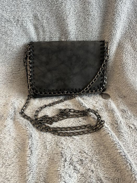 Torebka szara z łańcuchem Stella McCourtney