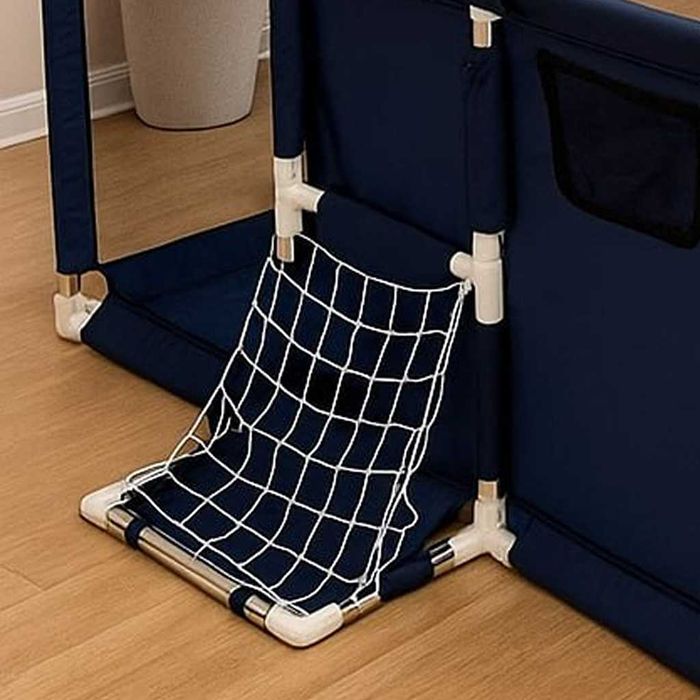 Просторий ігровий манеж 230×120 см для дітей з воротами та кільцем