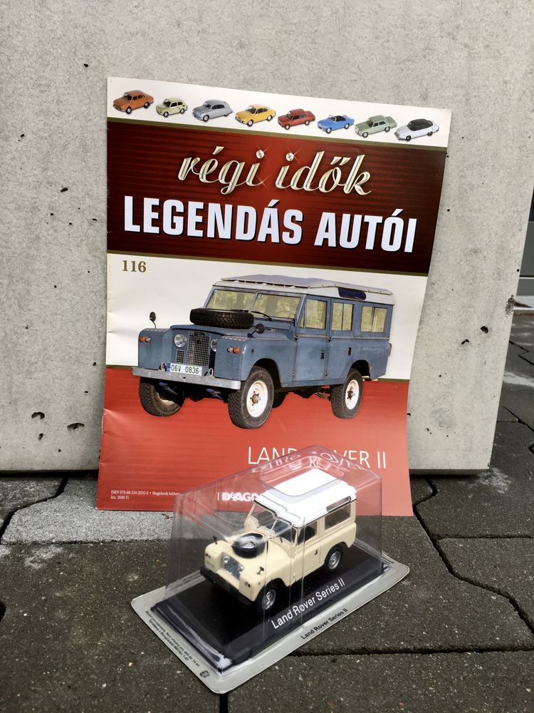 Kolekcjonerski model LAND ROVER II-zabytek,model,auta PRL,kolekcja