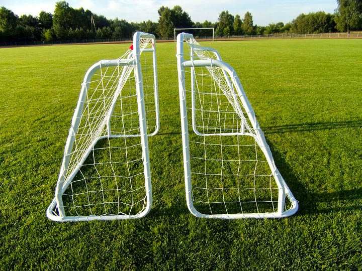 ZESTAW 2 BRAMEK DO PIŁKI NOŻNEJ *NOWE* bramki piłkarskie + siatka