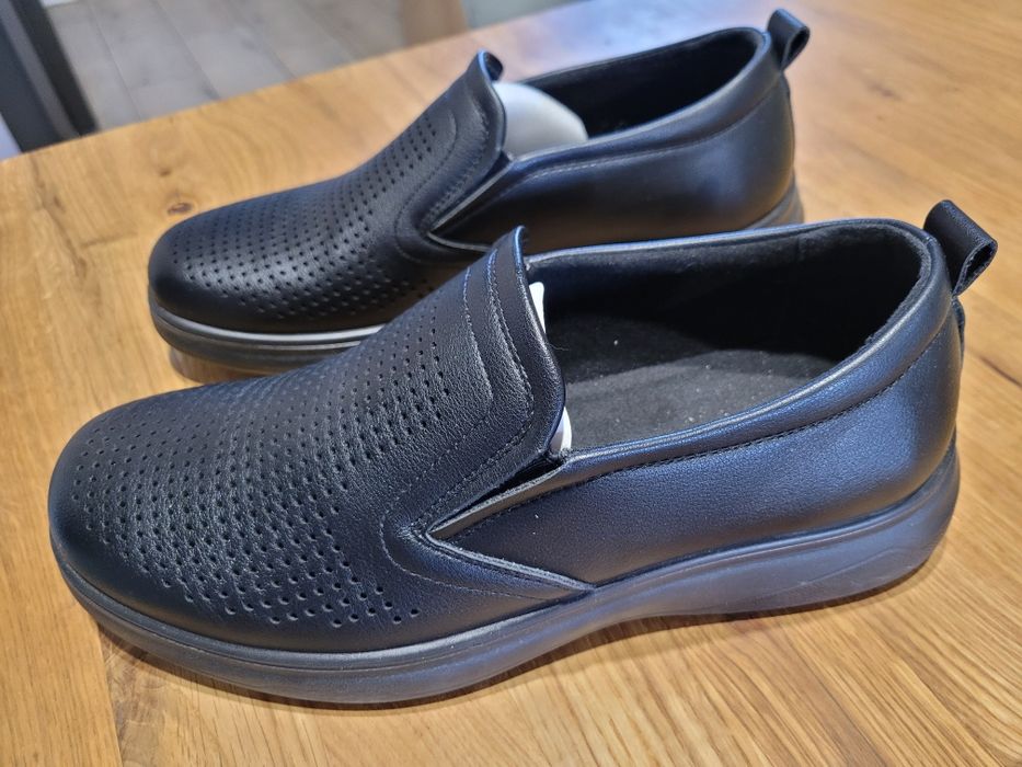 Buty męskie półbuty Lanetti 40 czarne