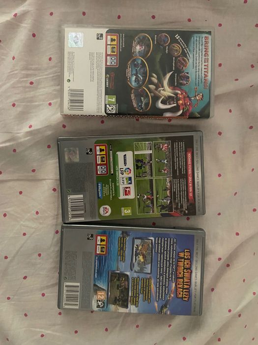 Psp zestaw gier Crash Fifa oraz Jak and Daxter oraz uefa euro 2008