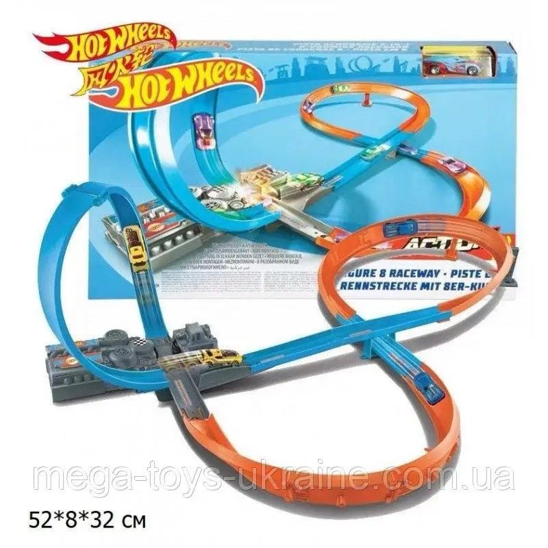 Трек Hot Wheels Figure 8 Raceway Шалена вісімка