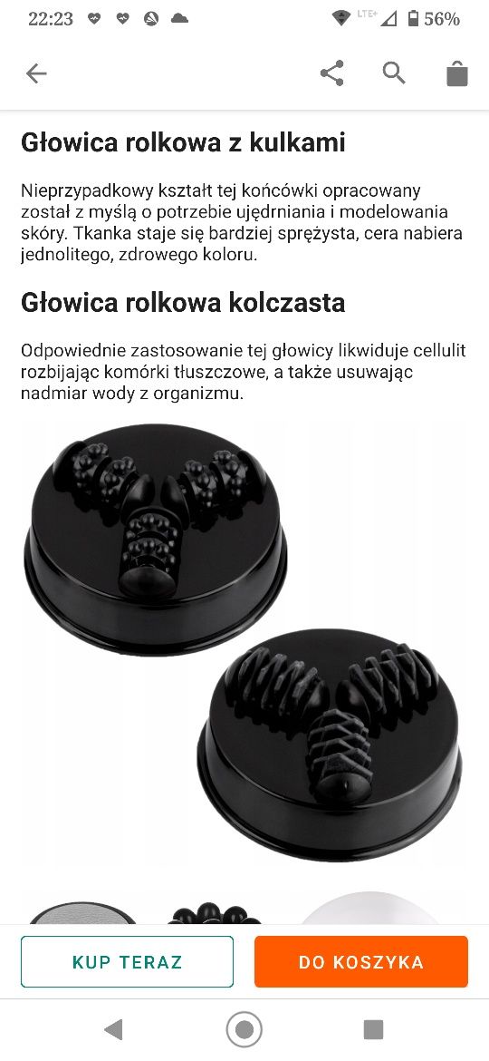 Masażer z 9 głowicami