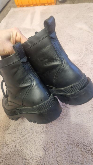 Чоботи шкіра Massimo Dutti