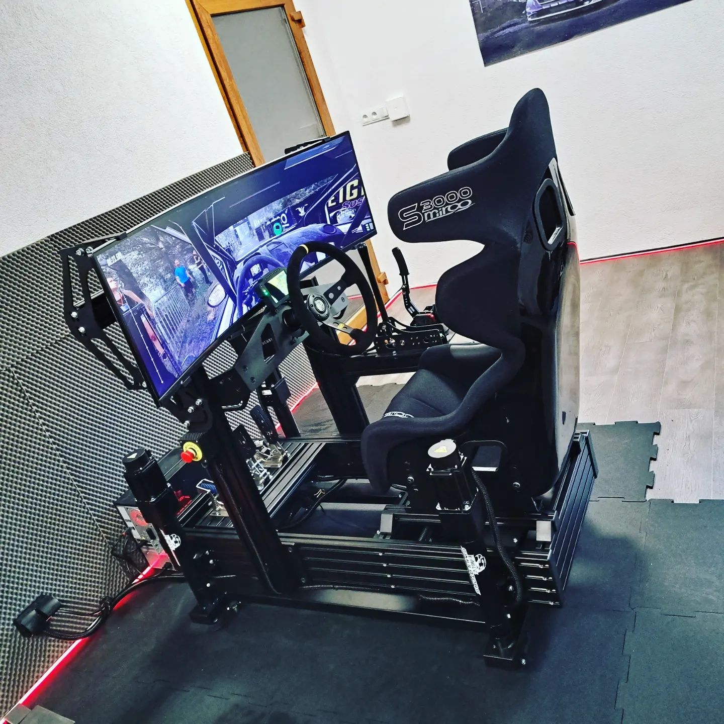 Profesjonalny symulator rajdowy 4 dof ruchomy simcube