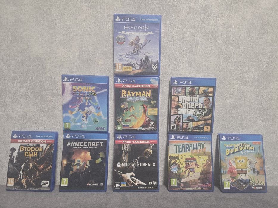 Диски для playstation 4