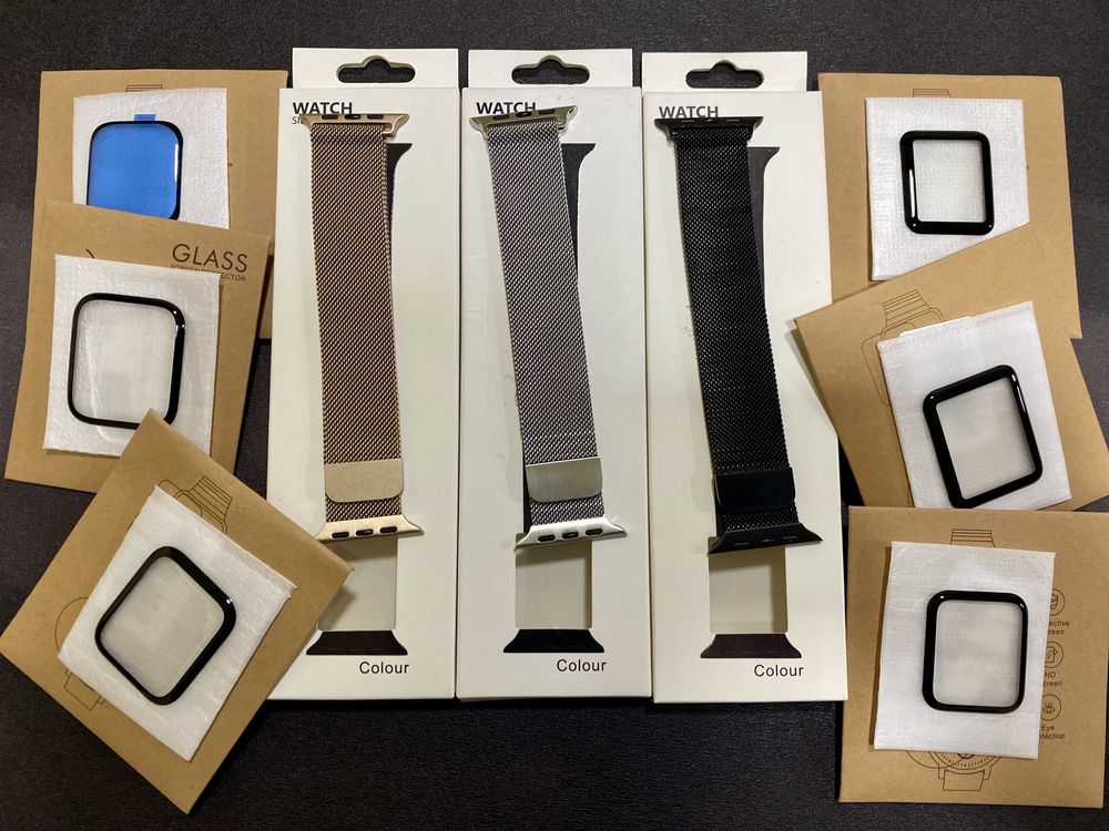 Kit Película Bracelete/Pulseira - Apple Watch 1/2/3/4/5/6/SE/7/8/9/Ultra