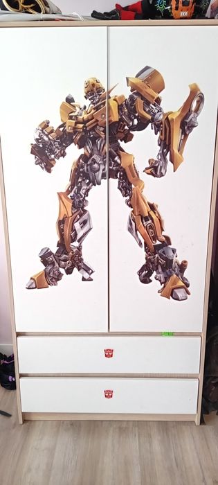 Szafa 90cm  bialy dąb sonoma Transformers