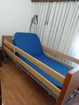 Cama articulada com colchão anti escaras, tudo novo