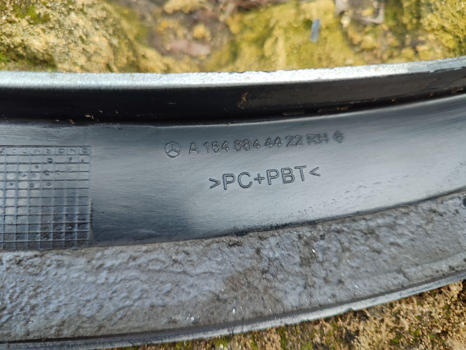 Накладки заднего бампера mercedes ml w 164