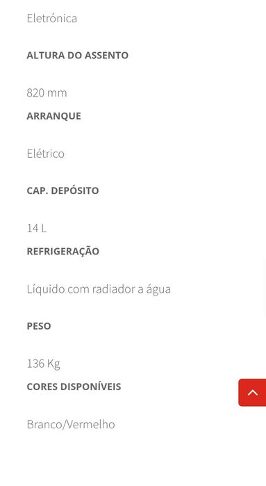 SWM 125cc Valor até segunda feira