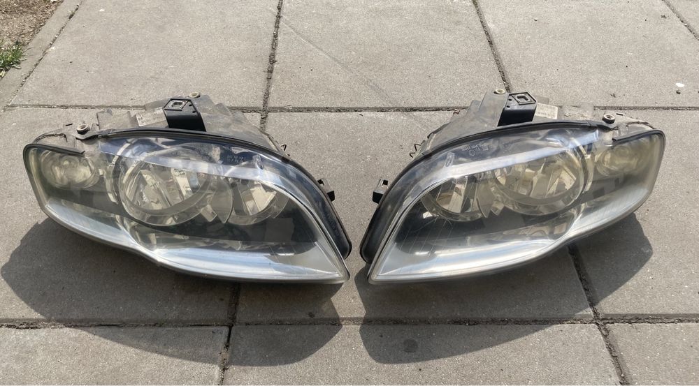 Lampa Lampy Przod Prawa Lewa Audi A4 B7