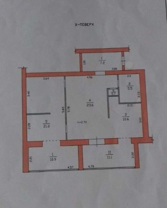 Продам 3-к квартиру (91м2) в кирпиче, ж/м Солнечный, пер. Любарского