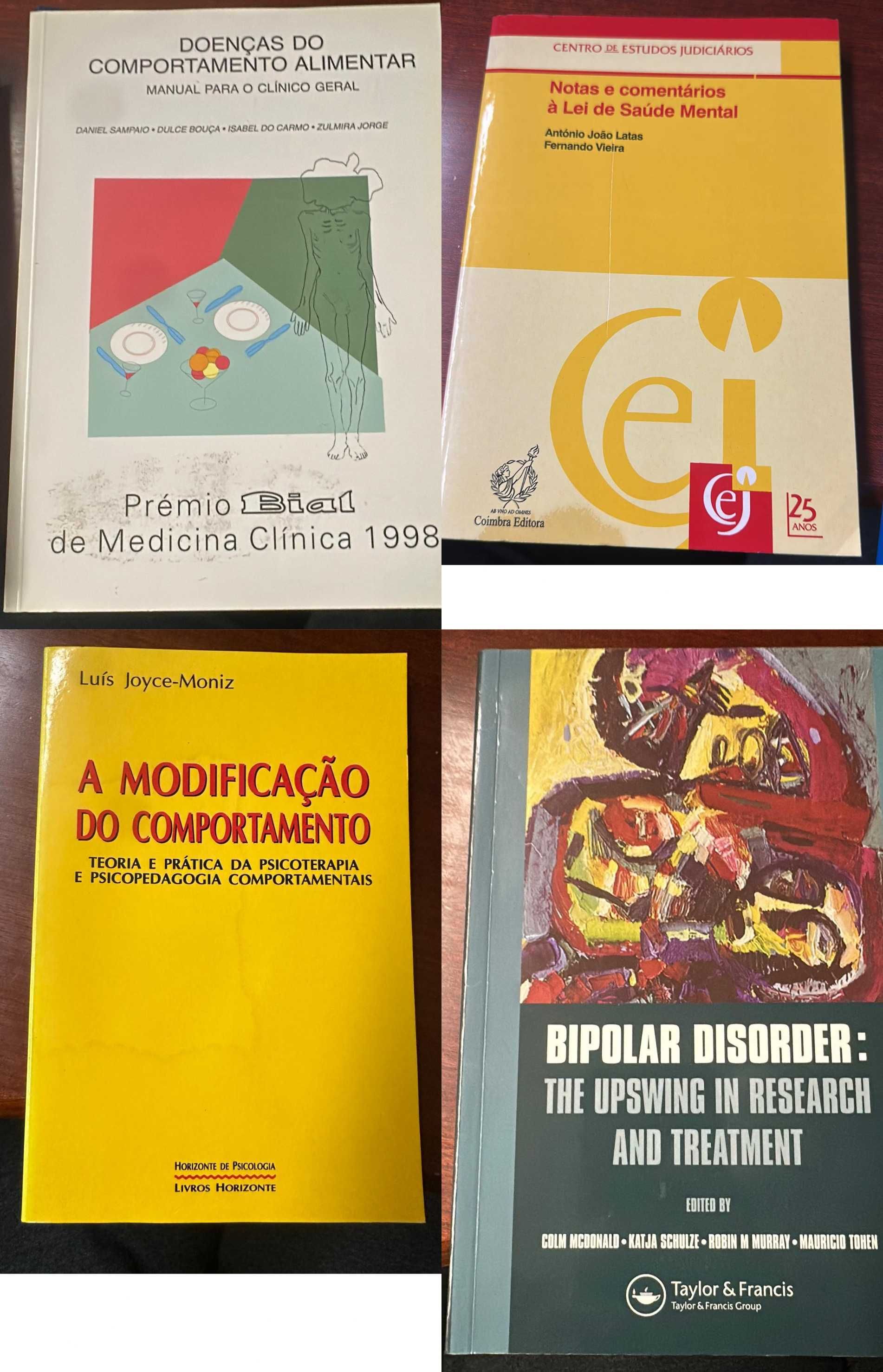 Livros de Psiquiatria, Toxicodependência, Psicoterapia, etc