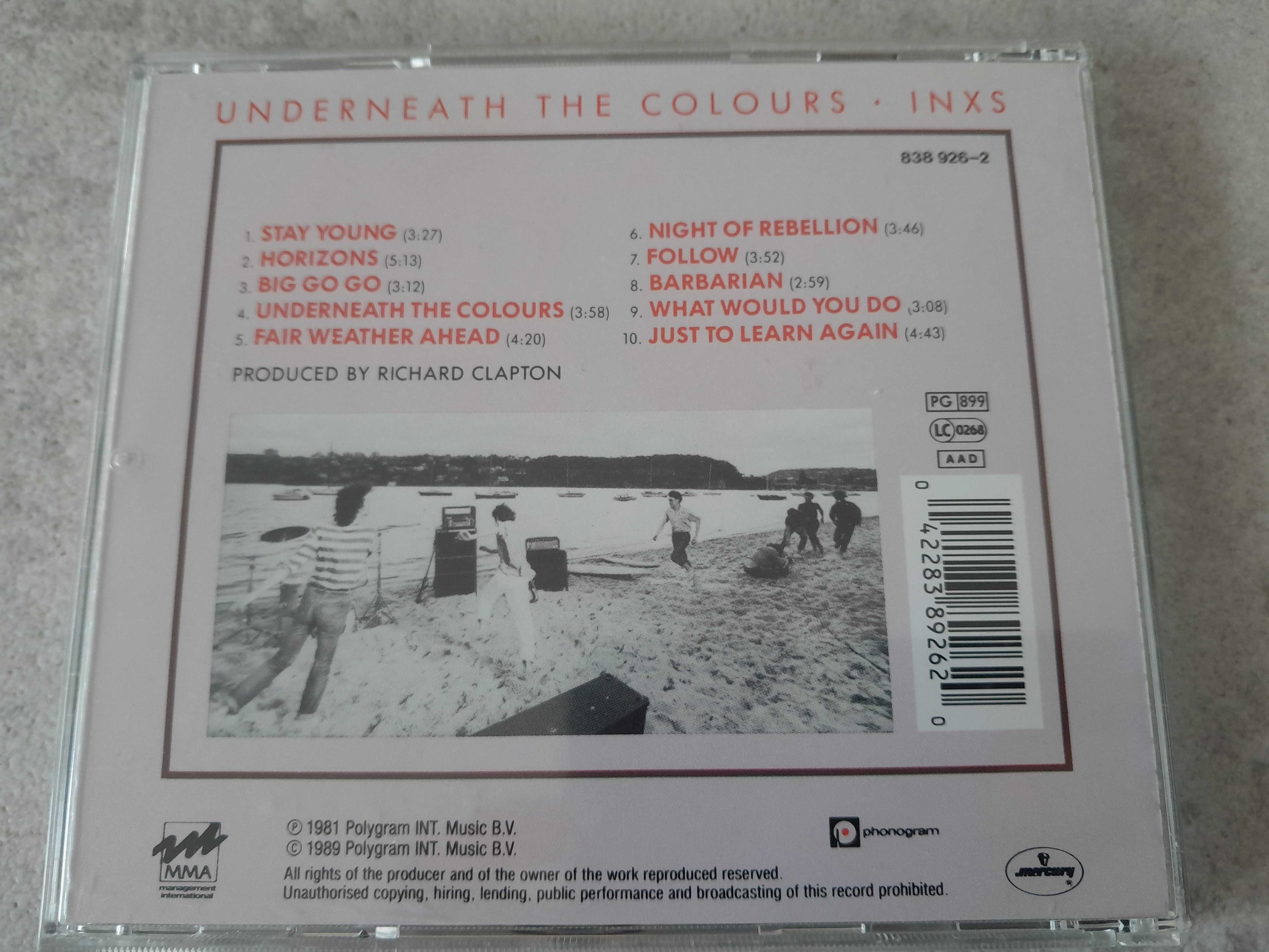INXS -Underneath the colours CD 1989 stare wydanie Idealny stan