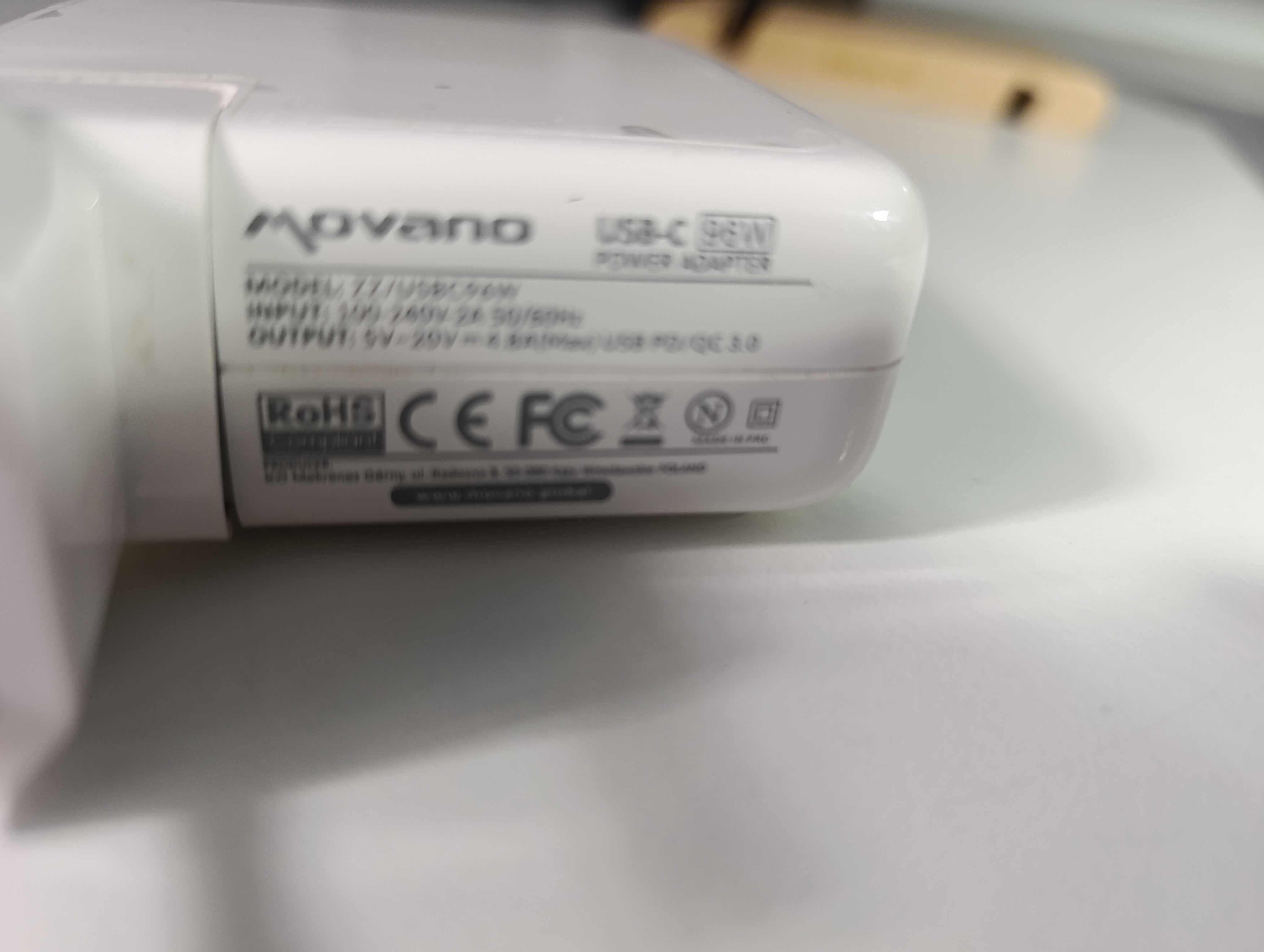 Zasilacz Movano 96W USB-C Macbook
