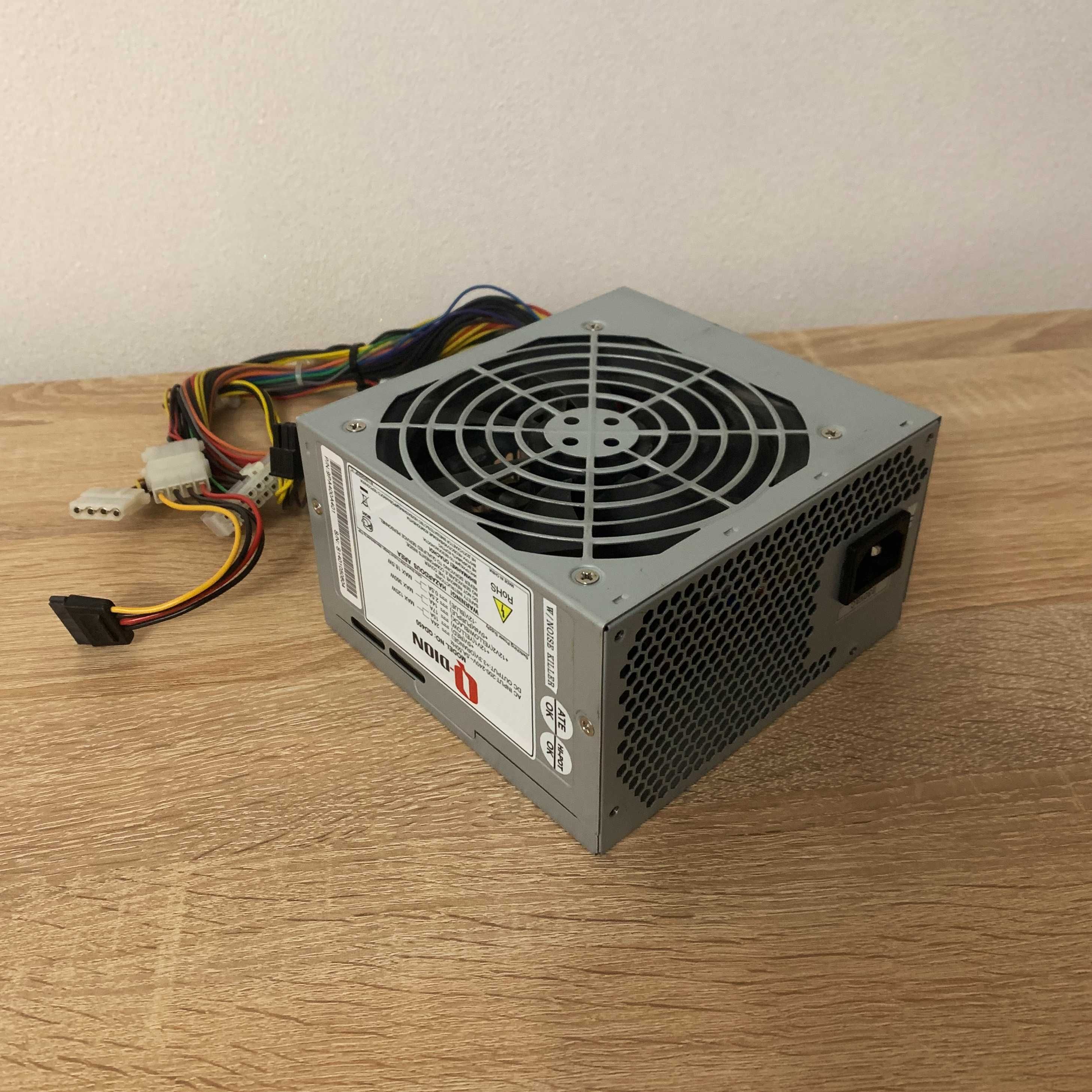 Блок Живлення Qdion 450W (QD450), +Кабель