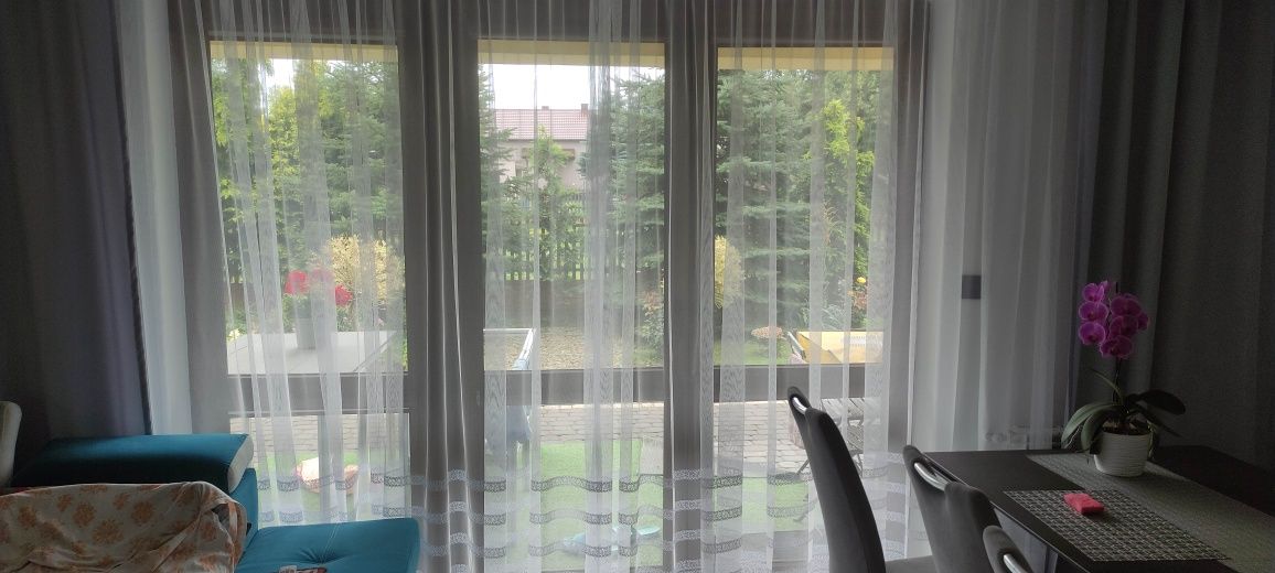 Firanki do wykuszu+ firanki do salonu
