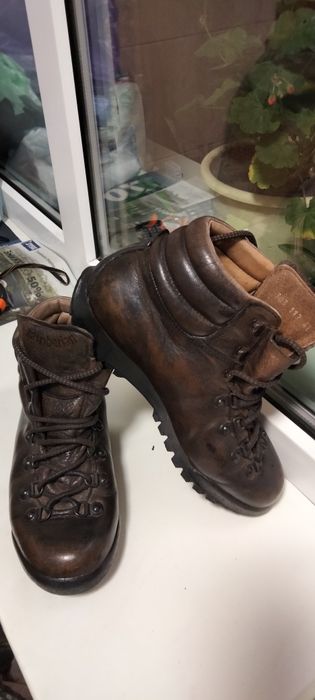 Мужские итальянские кожаные ботинки Zamberlan,р42 из нат кожи