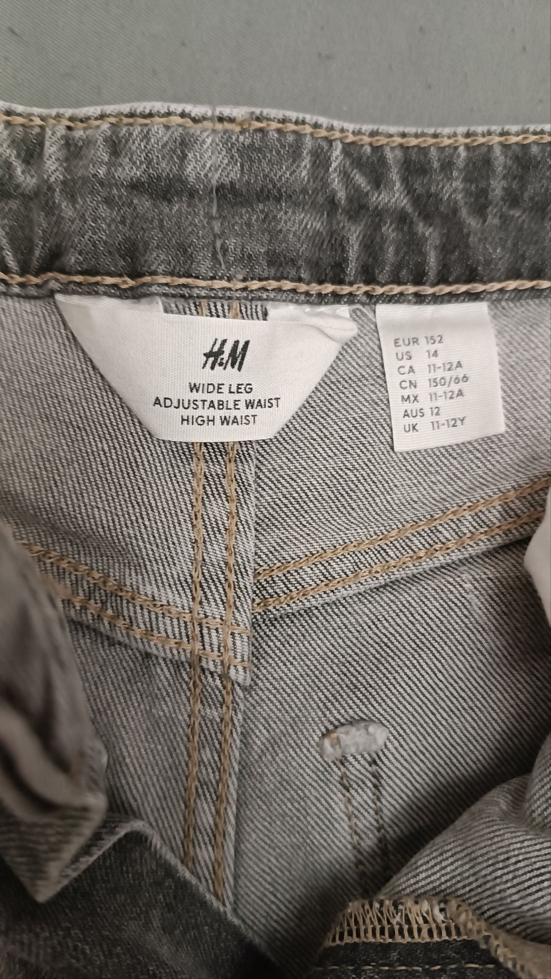 Spodnie jeansowe H&M 152